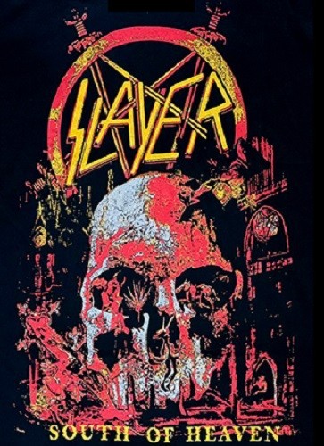 SLAYER South Of Heaven Death Metal Music Band Concert T-Shirt Men\'s S M L XL