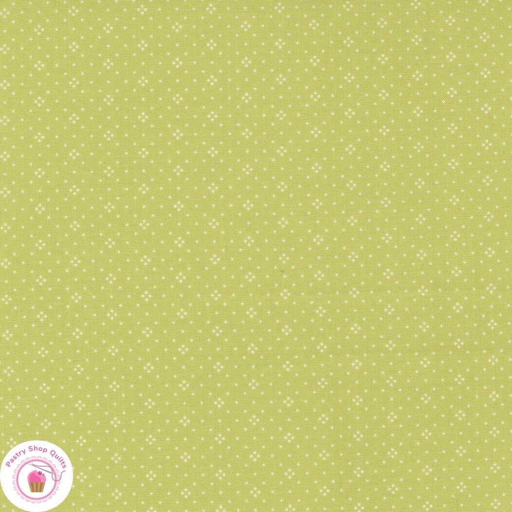 Moda FRUIT COCKTAIL 20457 46 Green Apple Dots  FIG TREE Quilt Fabric
