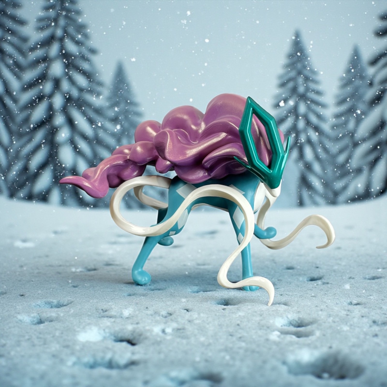 Pokemon Legendary Dogs Ultimate Display Johto Figure - Suicune, Raikou, or Entei