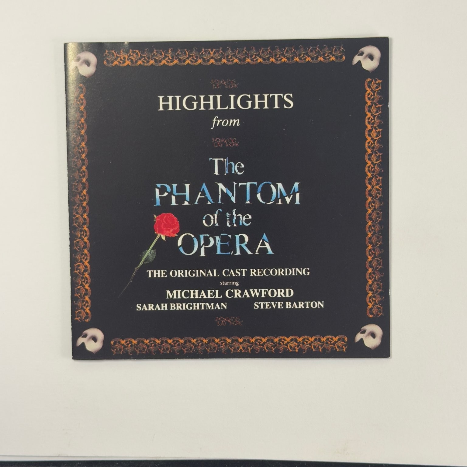 Phantom of the Opera Highlights CD 1987 Original Cast Michael Crawford Polydor