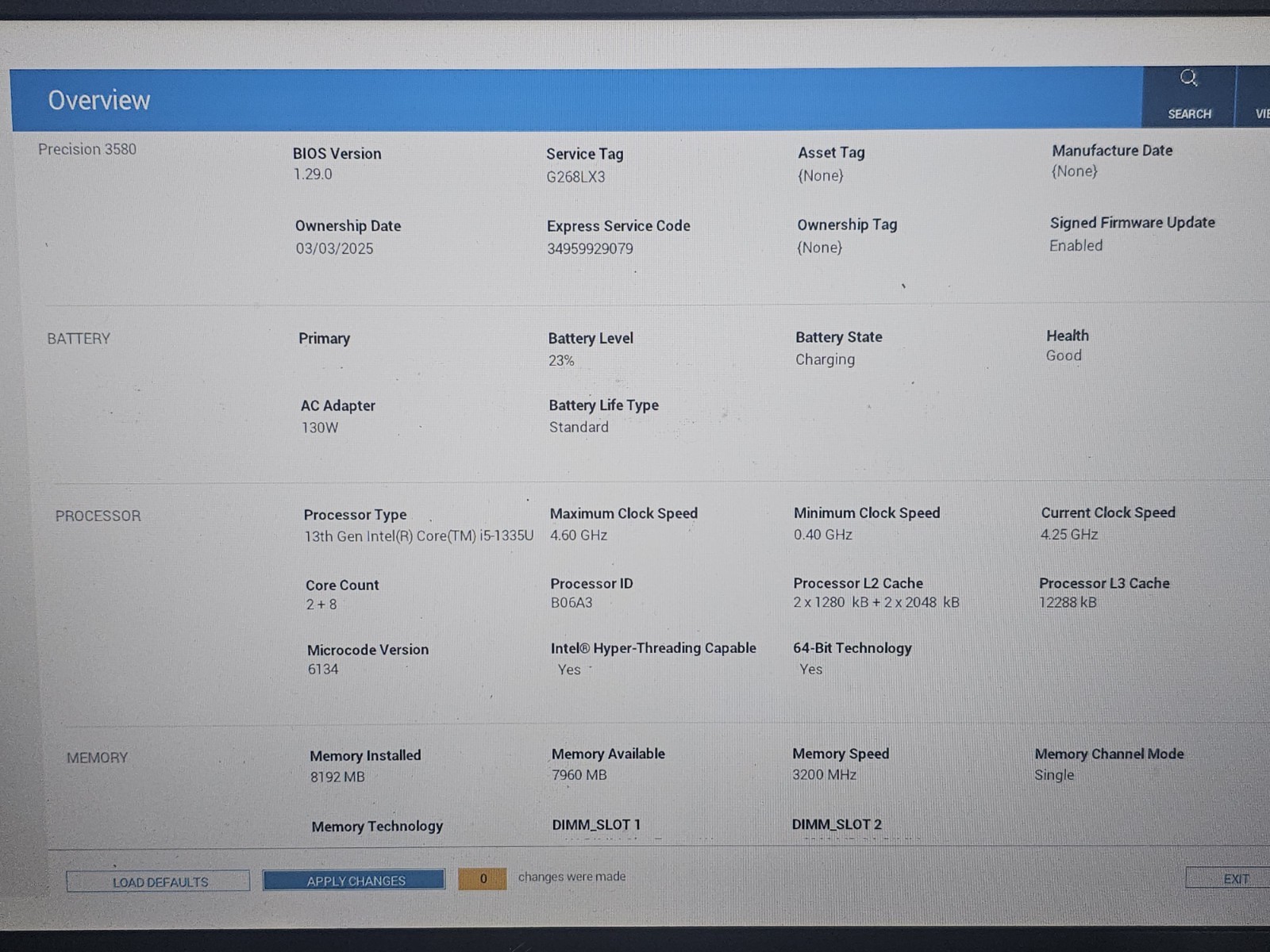Dell Precision 3580 15.6