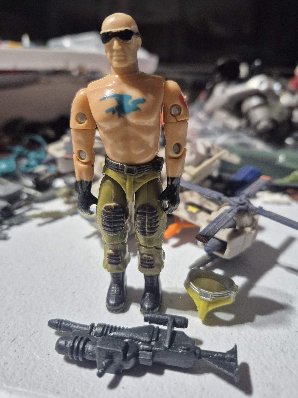 1986 Remco US FORCES Major Reckoning w/accessory **READ DESCRIPTION**