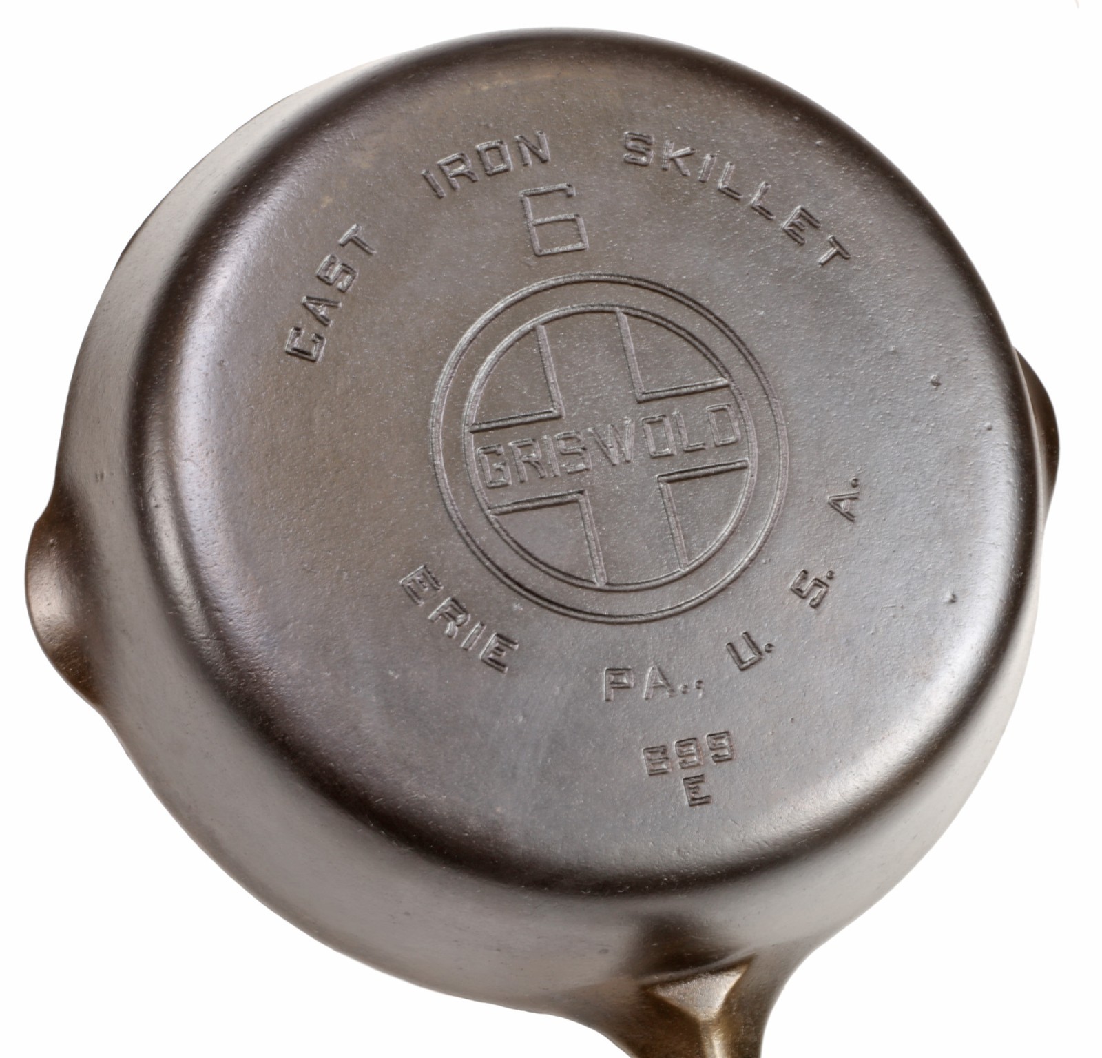 Vintage Large Block Logo Griswold No 6 (699E) Cast Iron Skillet Restored Vintage Large Block Logo Griswold No 6 (699E) Cast Iron Skillet Restored