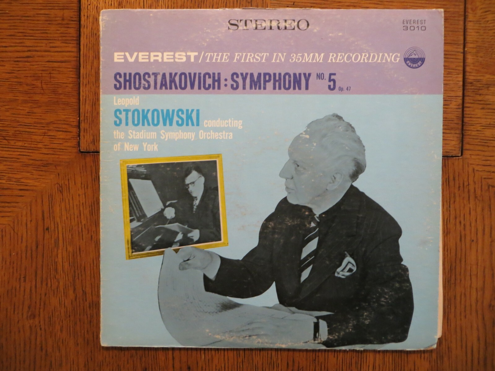 Shostakovich, Leopold Stokowski - Symphony No. 5, Op. 47 1958 SDBR 3010 EX/G+ Shostakovich, Leopold Stokowski - Symphony No. 5, Op. 47 1958 SDBR 3010 EX/G+