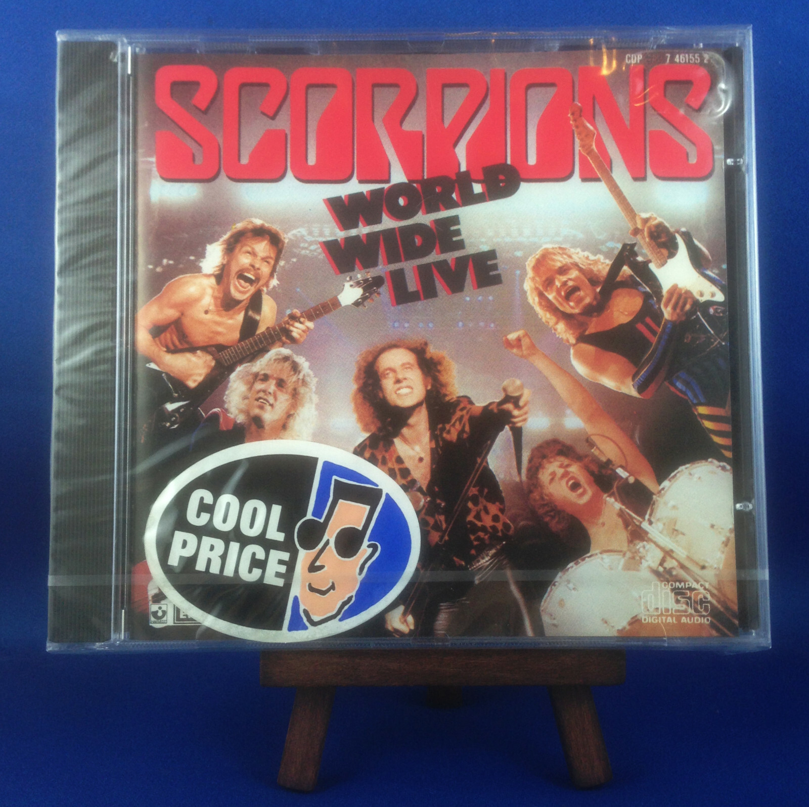 SCORPIONS: World Wide Live (RARE 1985 UK IMPORT 1ST PRESSING CDP 7461552)