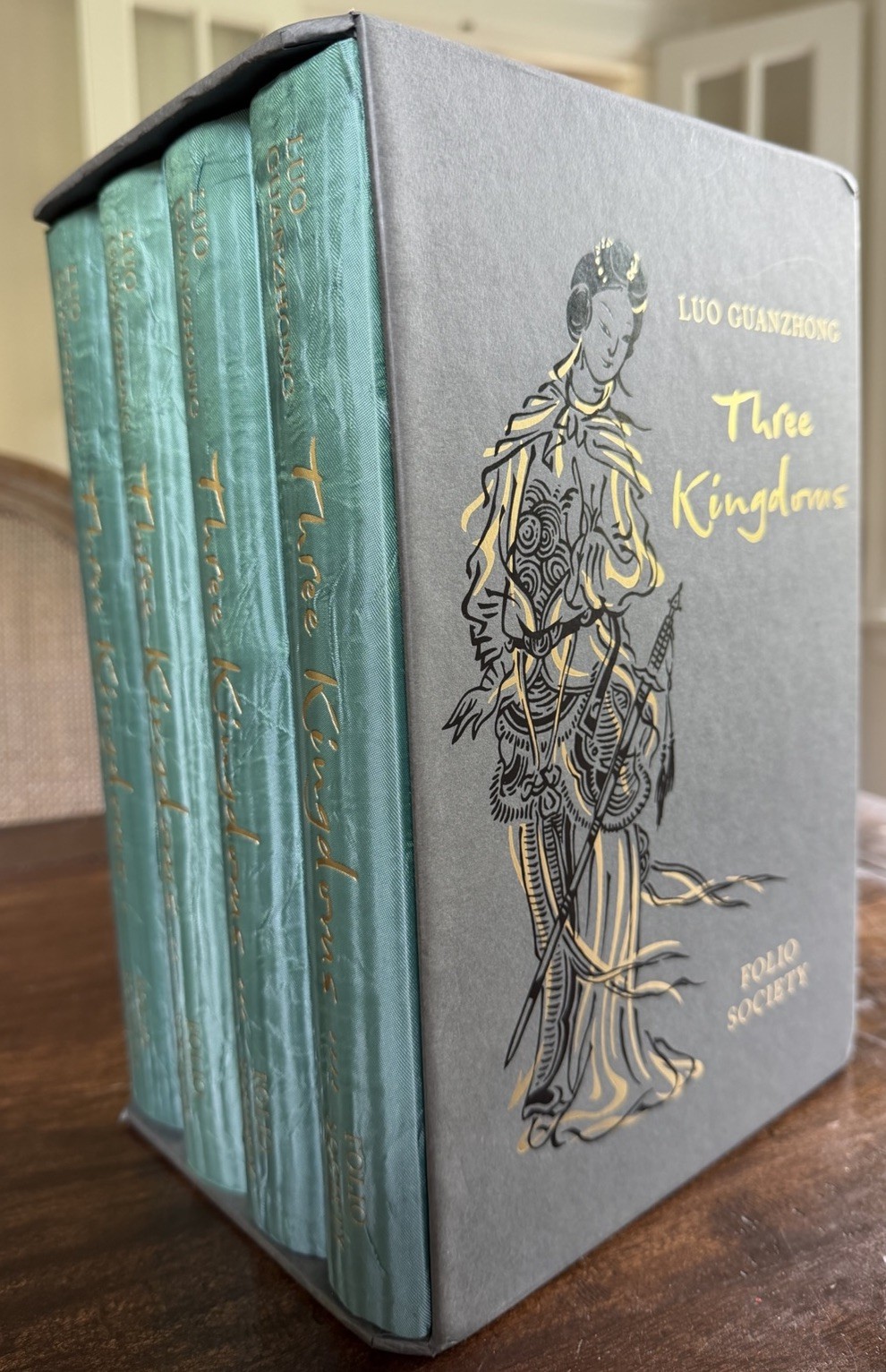 Luo Guanzhong Three Kingdoms Folio Society 2013 4 Vol Set Slipcase Near Mint