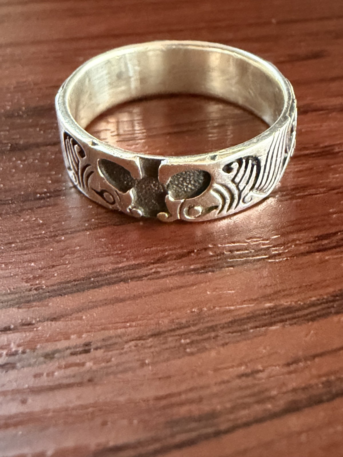 NEW Vintage Celtic Knotwork Sterling Silver Band 925  Ring size 8.5