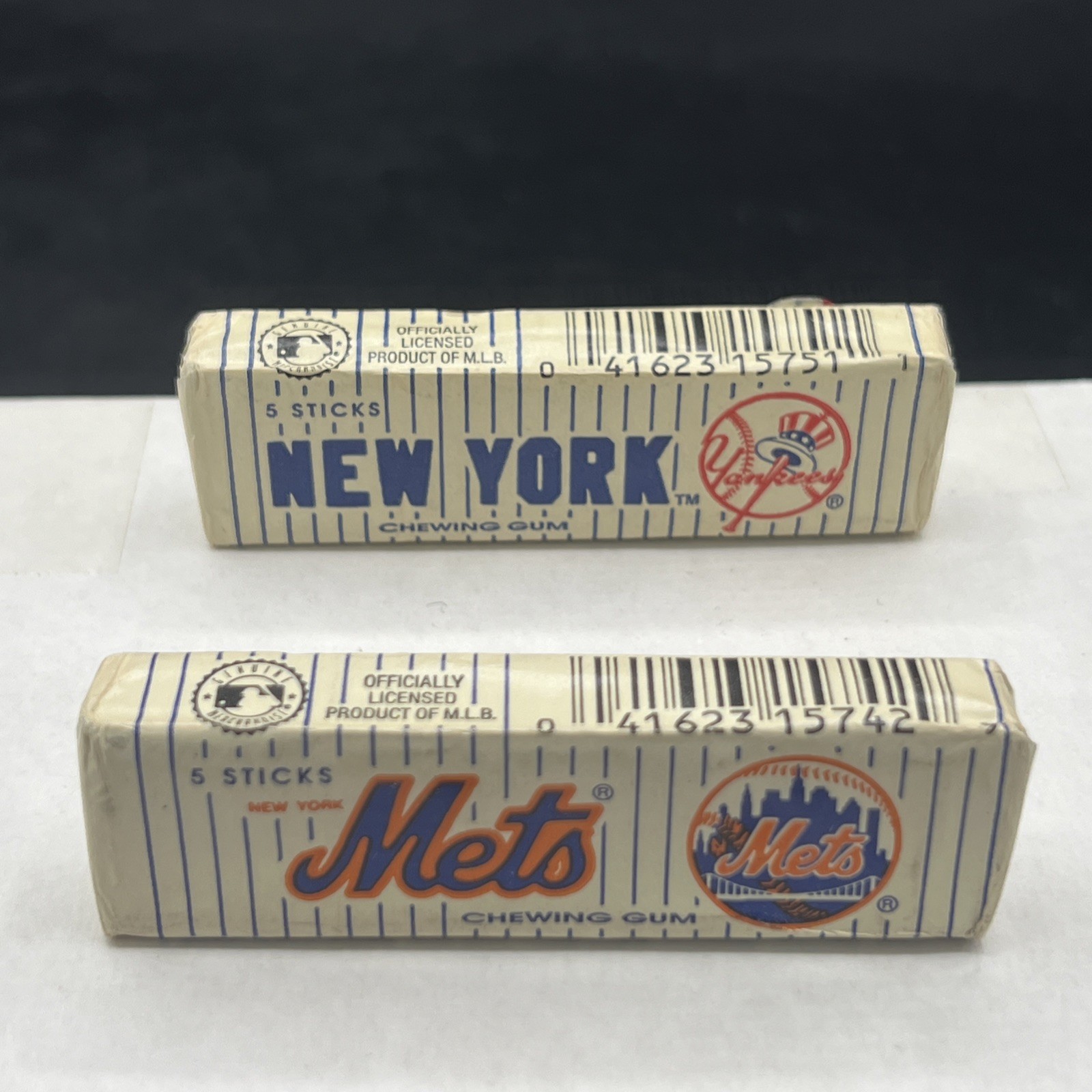 Vintage New York Yankees/Mets Vintage Gum Sticks Unopened Rare