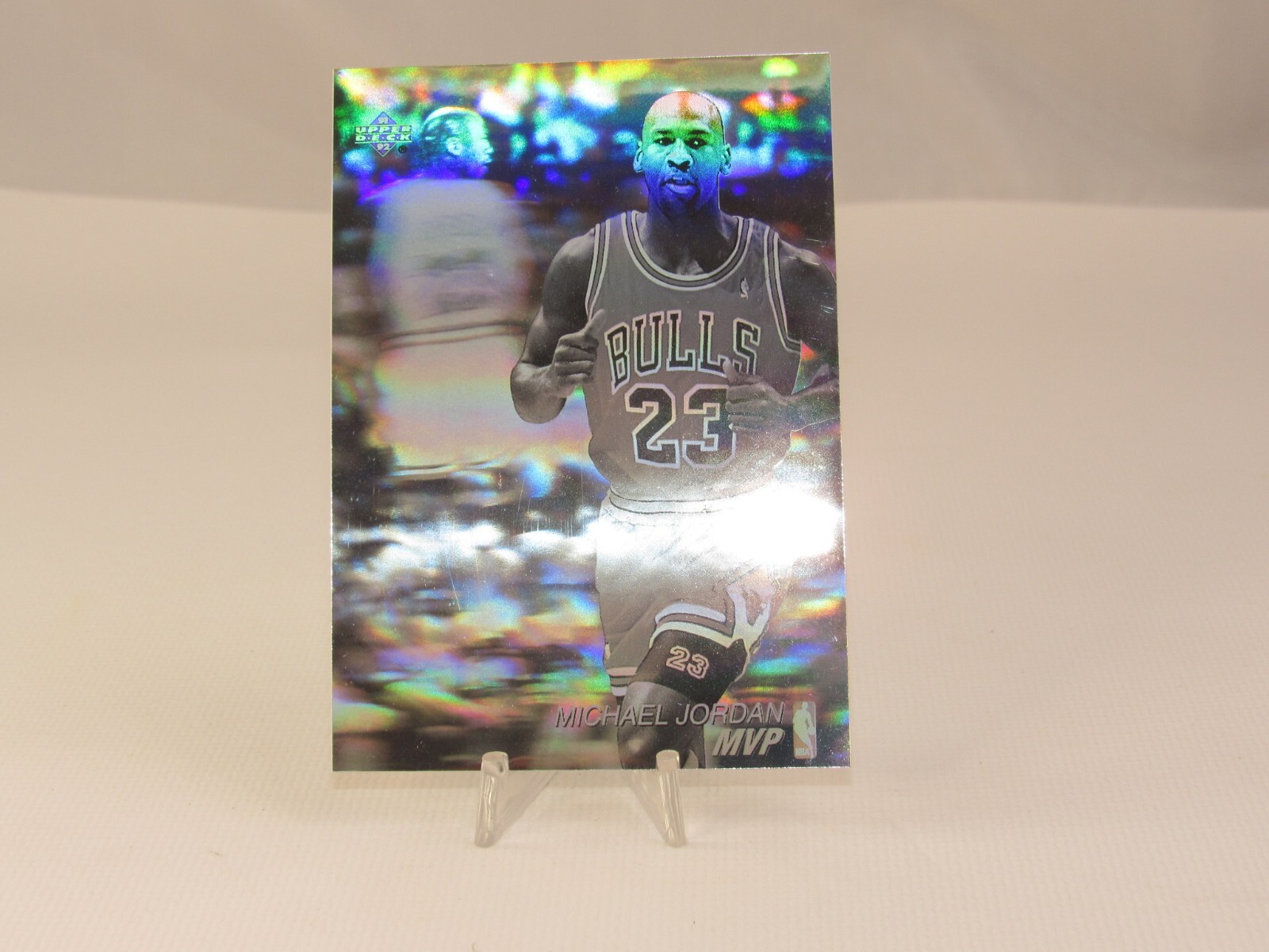 1991-92 UD Award Winner Holograms Michael Jordan #AW4 BLANK BACK  - Super Rare