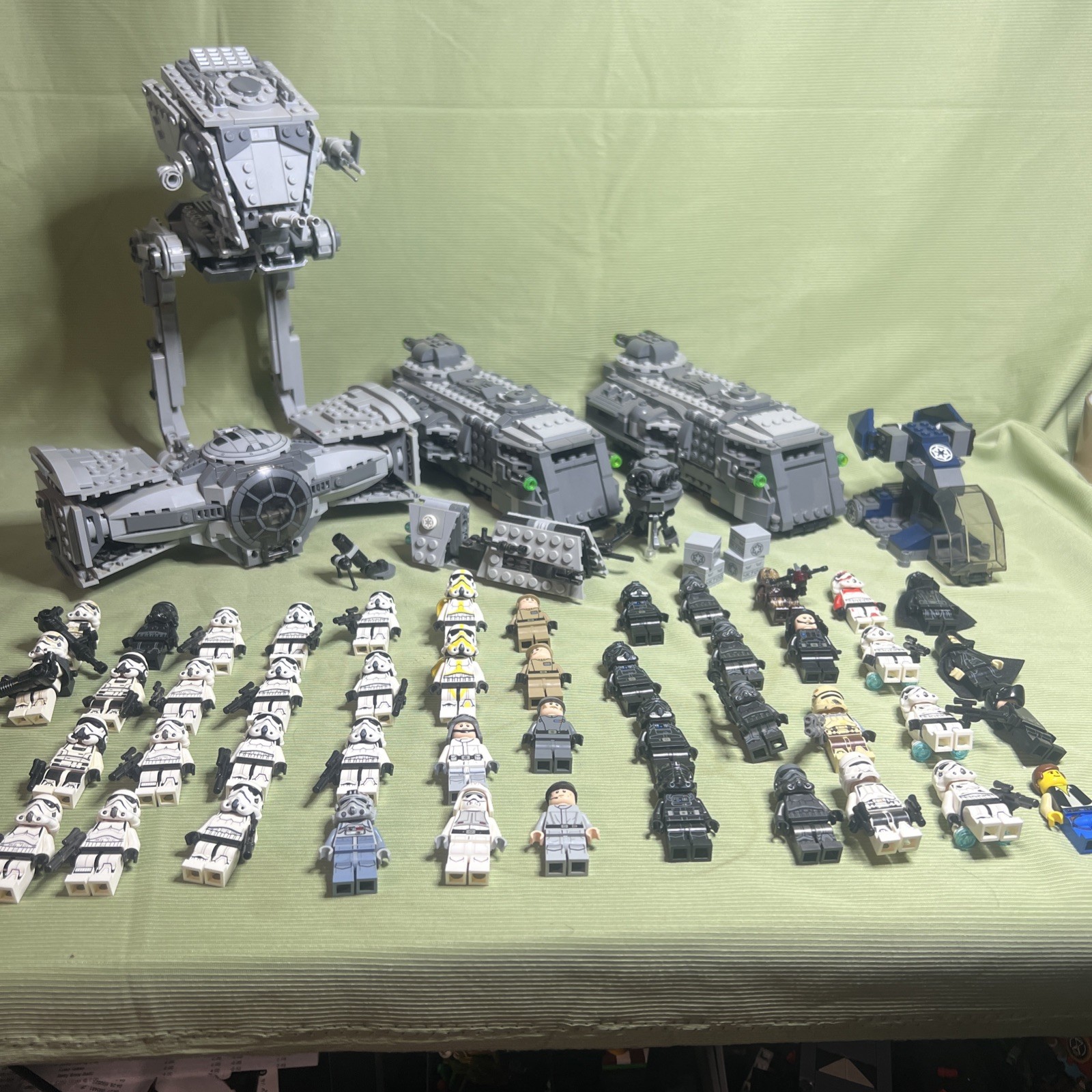 Huge LEGO Star Wars Imperial Army Builder Lot AT-ST TIE Fighter 40+ Minifigures