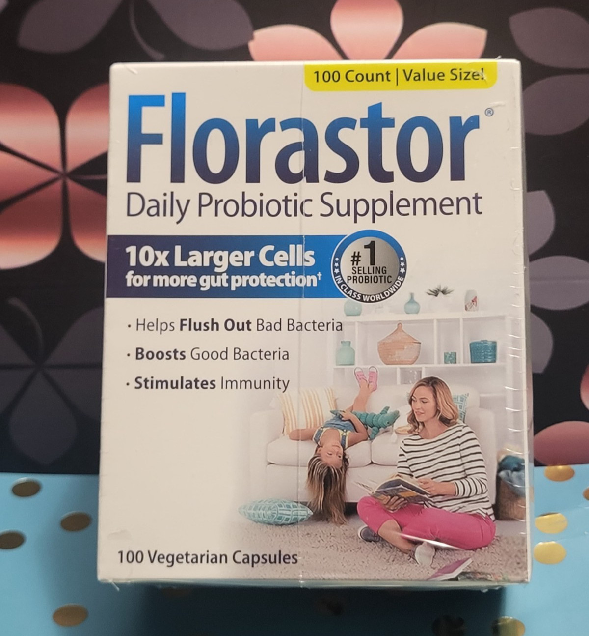 1 pack Florastor Daily Probiotic Supplement 100 250Mg Capsules EXP 12/2027 1 pack Florastor Daily Probiotic Supplement 100 250Mg Capsules EXP 12/2027