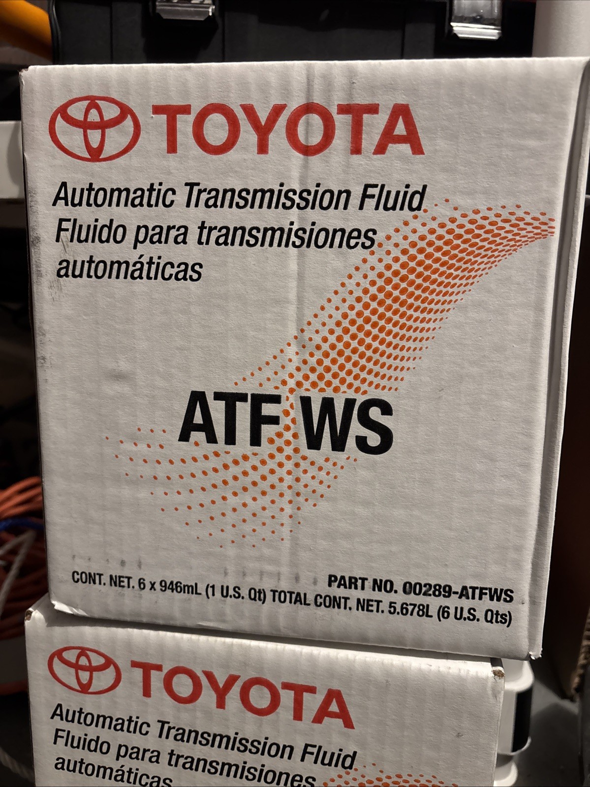 Toyota 00289ATFWS4 Lexus Automatic Transmission Fluid Oil 6 Quart