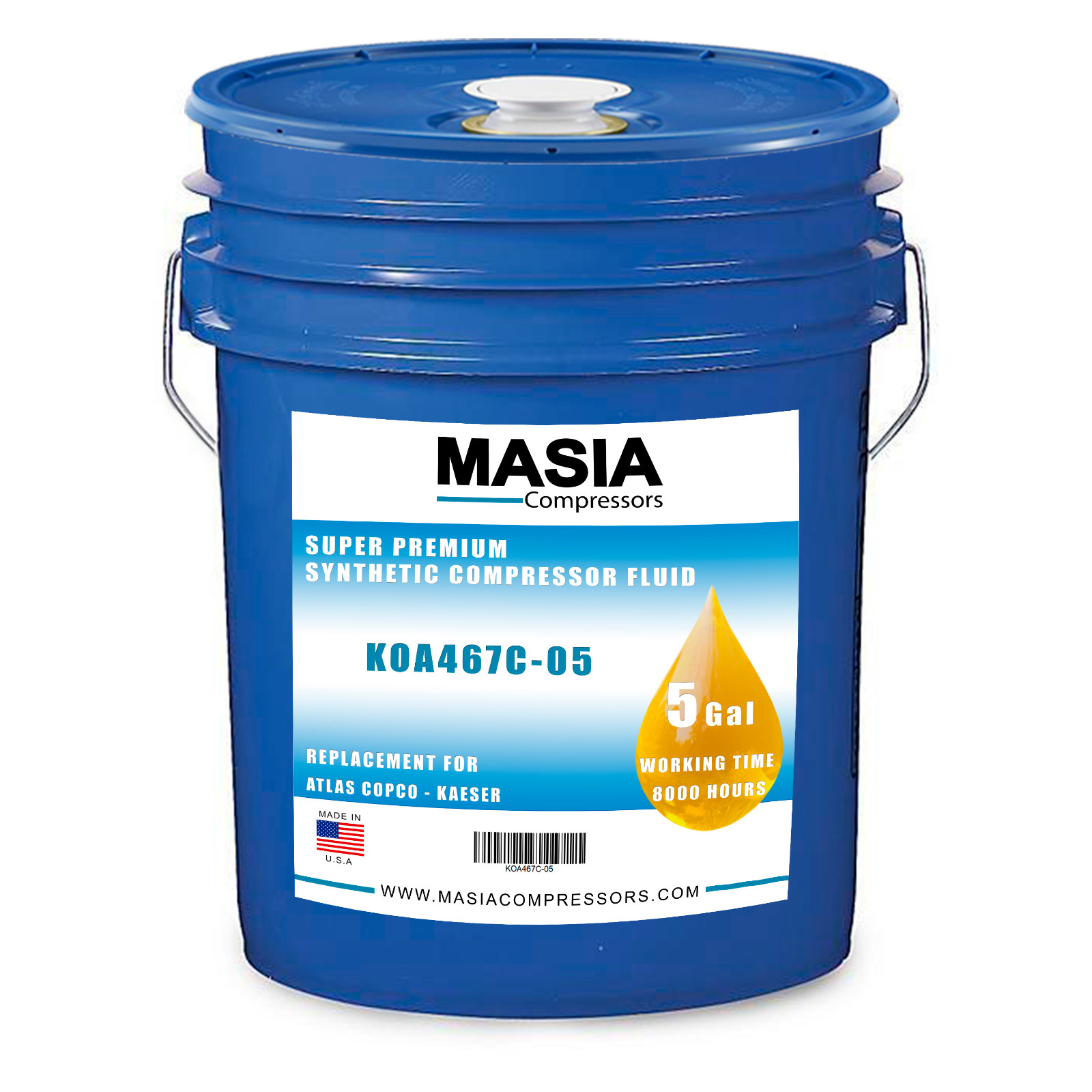 Palasyn 45 Lubricant for Compressor Compatible with Sullivan Palatek - 5 gal