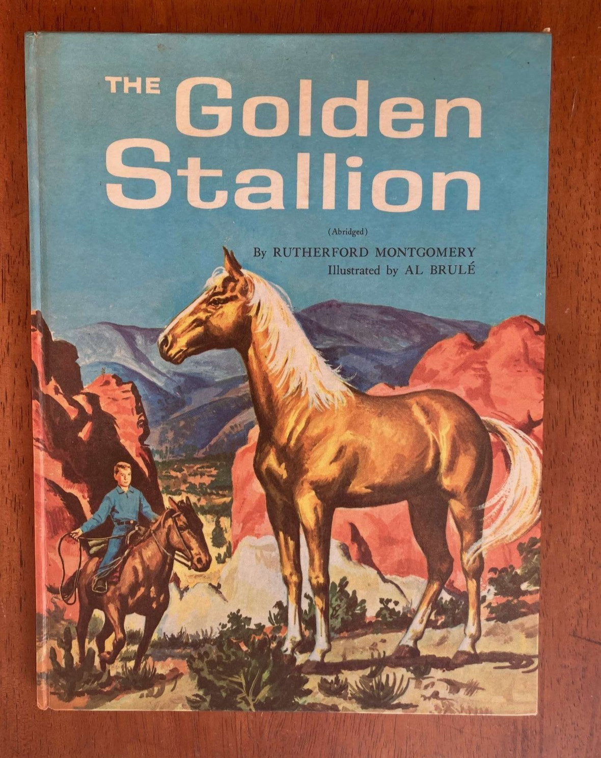 Vintage 1962 Children\'s Book The Golden Stallion by Rutherford Montgomery Vintage 1962 Children\'s Book The Golden Stallion by Rutherford Montgomery