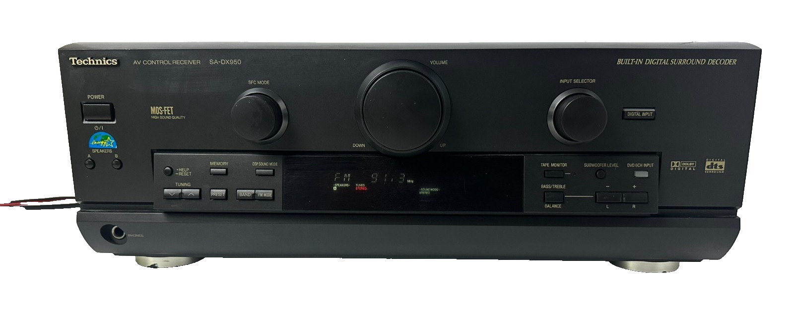 Technics SA DX950 MOSFET Stereo AV Receiver Audiophile HiFi Phono No Remote