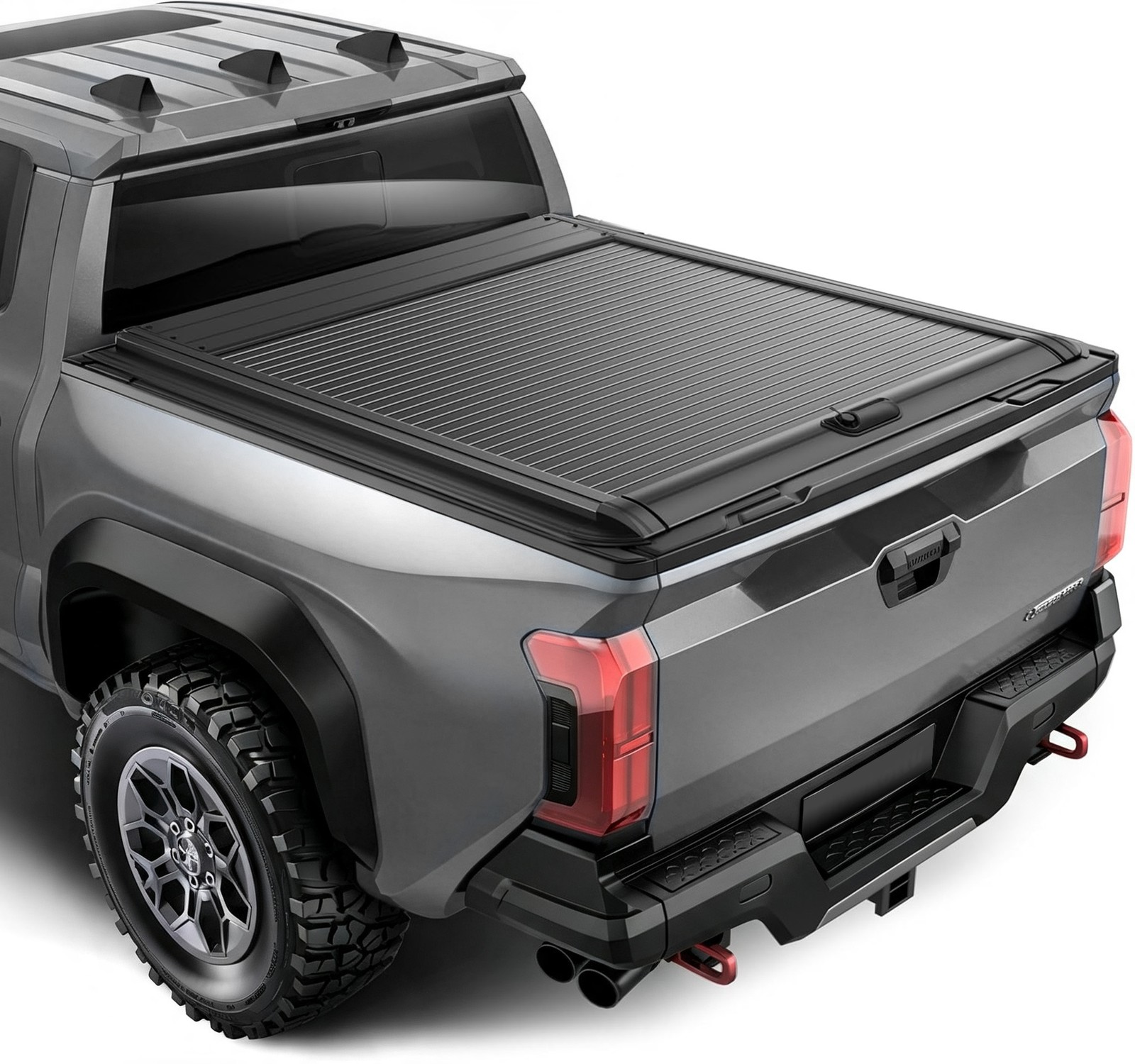 5FT Retractable Hard Truck Bed Tonneau Cover Fit For 2005-2026 Nissan Frontier