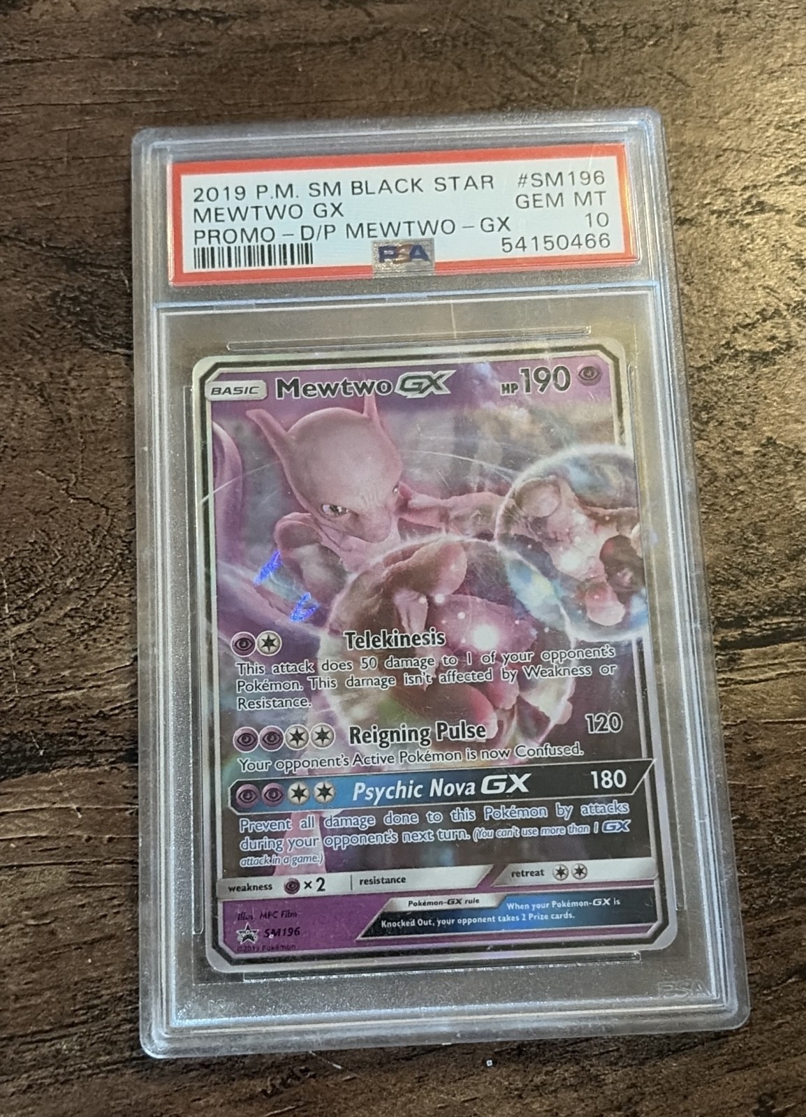 Mewtwo GX SM196 Sm Holo Mewtwo GX SM196 Sm Holo