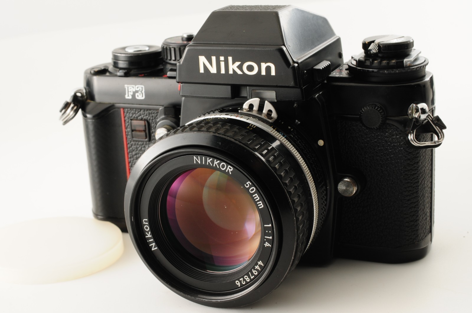 [Near MINT] Nikon F3 eye level 35mm Film Camera Ai 50mm F1.4 Lens From JAPAN