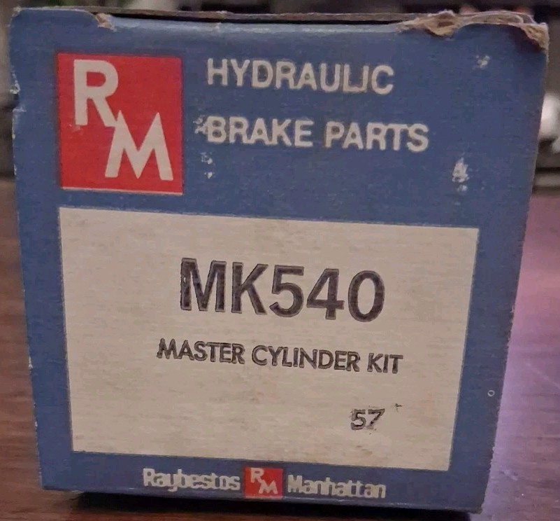 NOS 50-70s Raybestos MK540 Master Cylinder Repair Kit Ford & GM 1950-1970s
