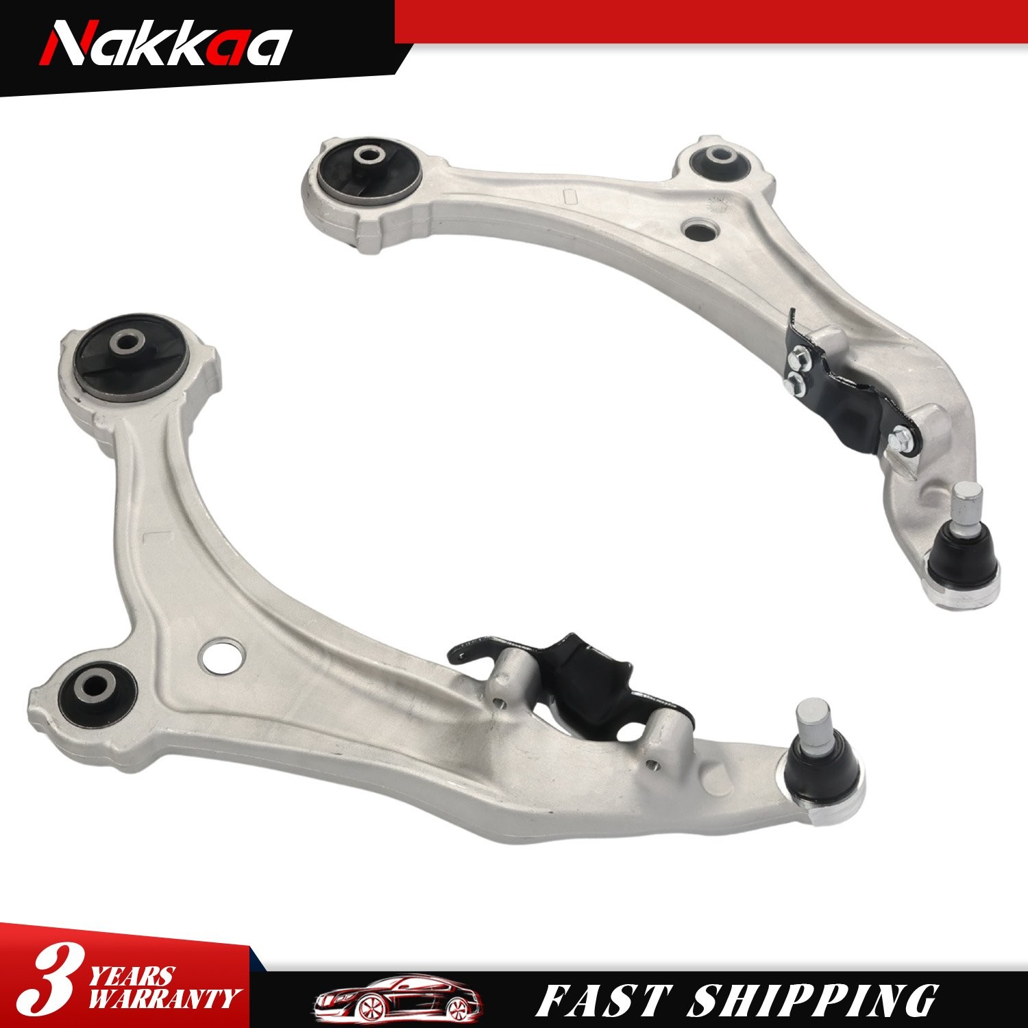 2PC Front Lower RH LH Control Arms Ball w/Joint for 2011-2017 Nissan Quest 3.5L