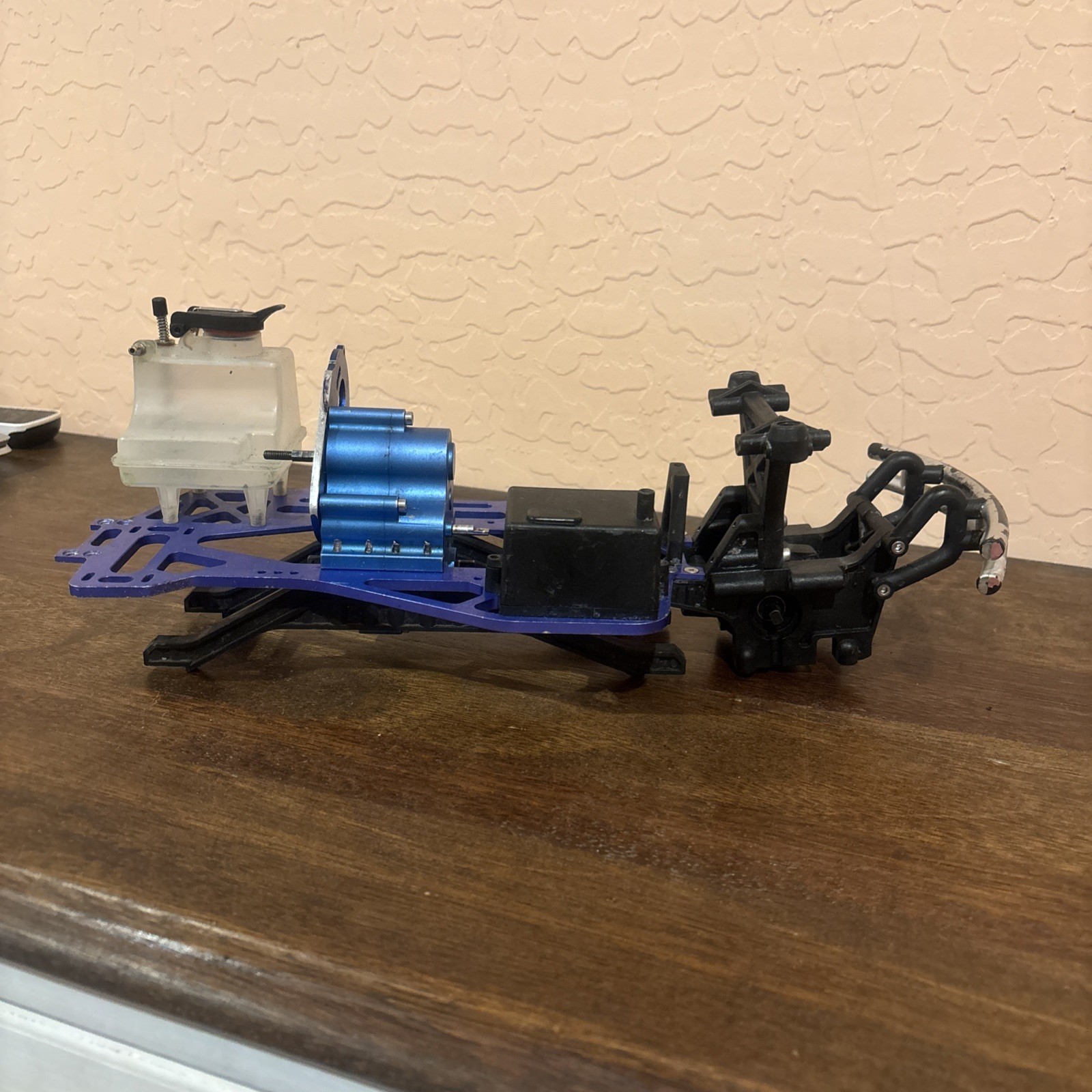 Vintage DuraTrax Maximum ST Nitro RC Chassis Integy Aluminum Parts Project