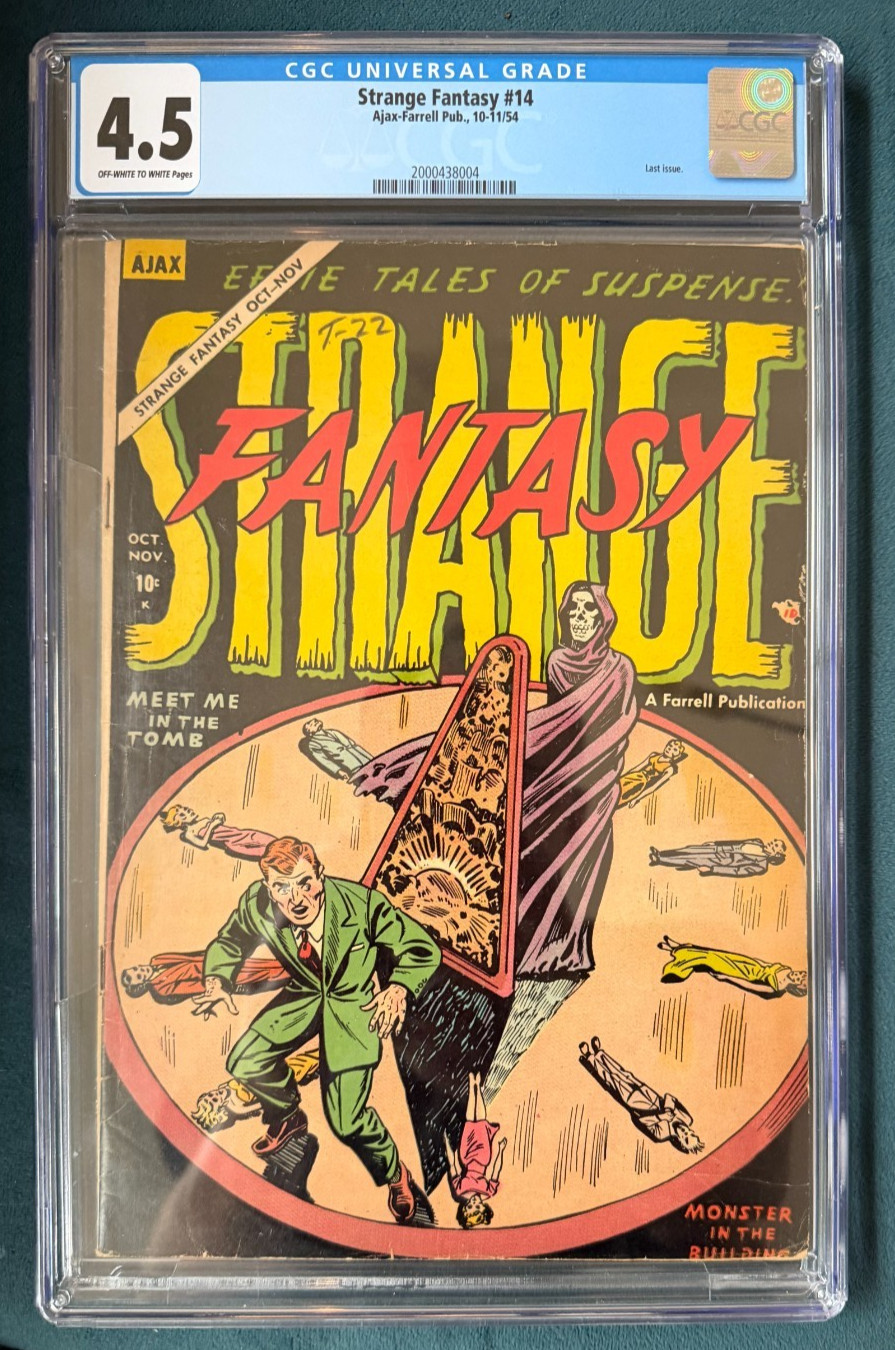 Strange Fantasy #14 - CGC 4.5 (Ajax-Farrell) - Final Issue - SCARCE