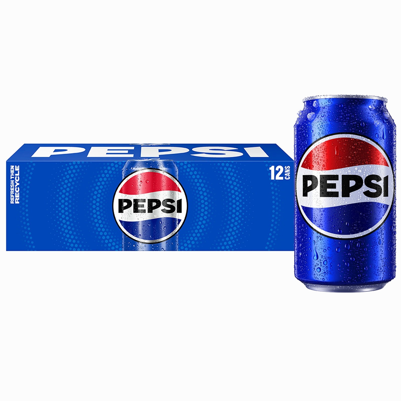Pepsi Cola Soda Pop, 12 fl oz, 12 pack Cans - 