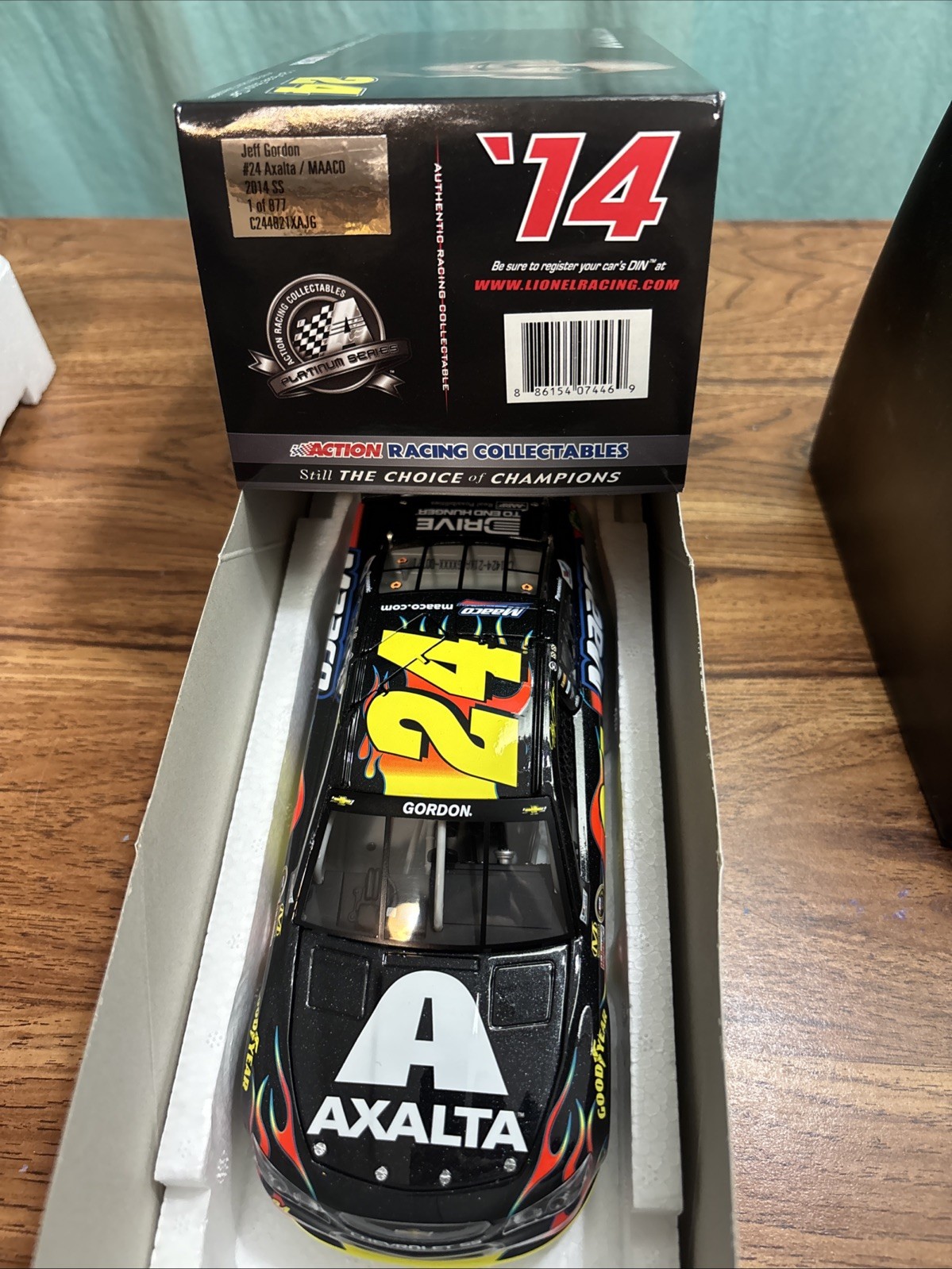 JEFF GORDON 2014 ACTION #24 AXALTA MAACO CHEVY SS /877 MADE MEGA XRARE JEFF GORDON 2014 ACTION #24 AXALTA MAACO CHEVY SS /877 MADE MEGA XRARE