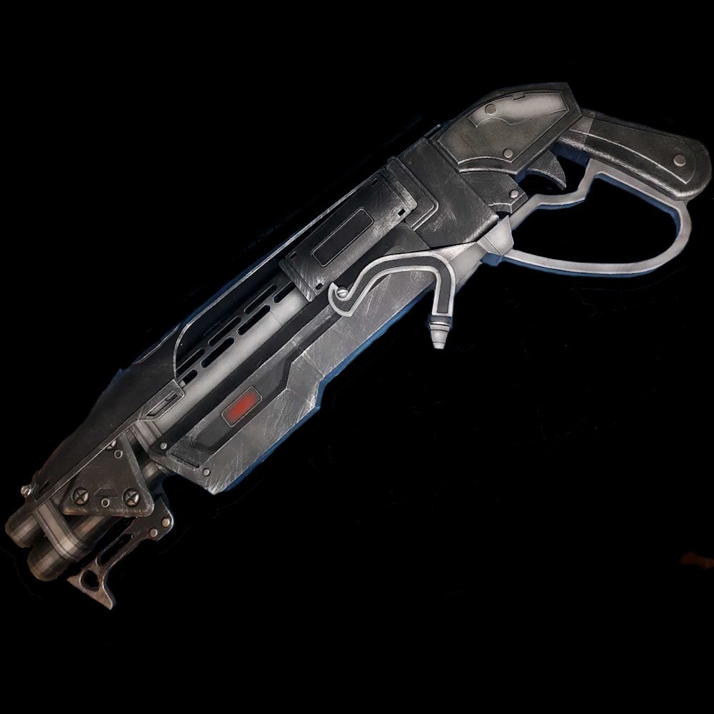 Gears Of War Gnasher Shotgun 1:1 Cosplay Full Size 3D Printed PLA - 27.5inch