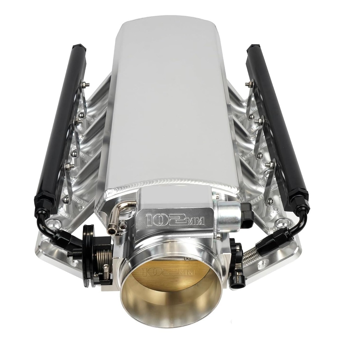 GM LS Intake Manifold 102mm Throttle Body Drive by Cable DBC LS1 Fab Aluminum GM LS Intake Manifold 102mm Throttle Body Drive by Cable DBC LS1 Fab Aluminum