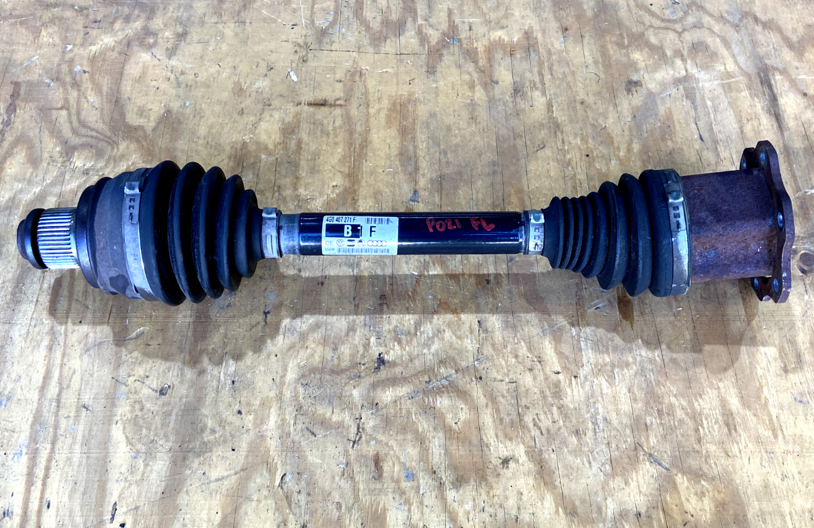 2012-2018 Audi A7 A6 AWD Front Left Driver Side Axle Shaft OEM PO21