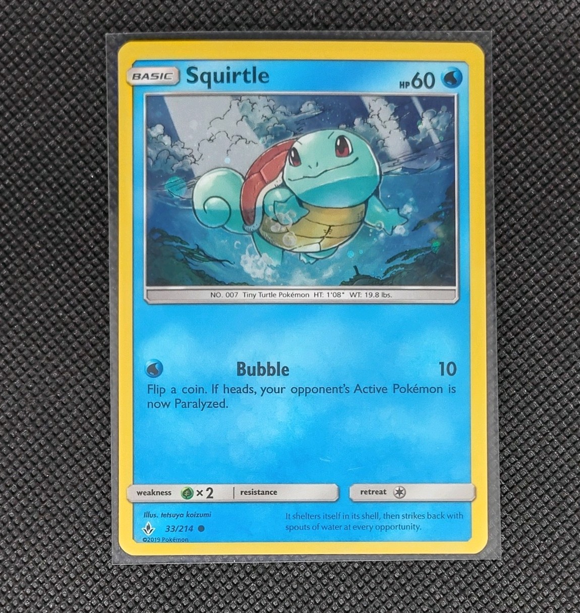HD GALAXY SWIRL 🌀 Squirtle 33/214 Promo Cosmos Holo
