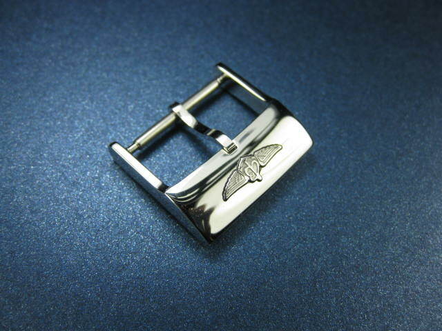 New 20mm Authentic BREITLING Polish Thumbnail Buckle Tang Buckle 20 mm Tongue A