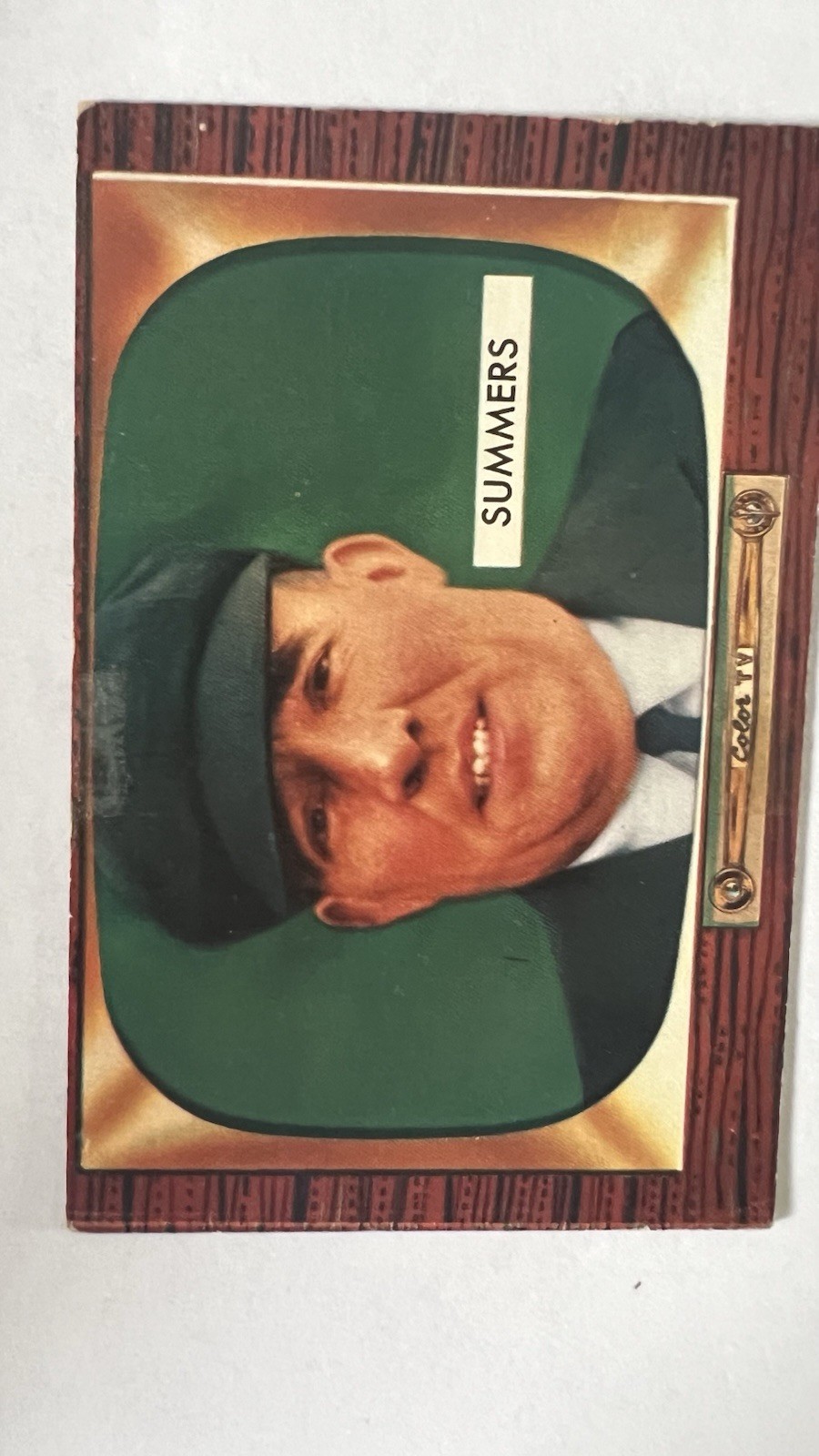 1955 Bowman - Bill Summers #317 (RC), EX-EX+