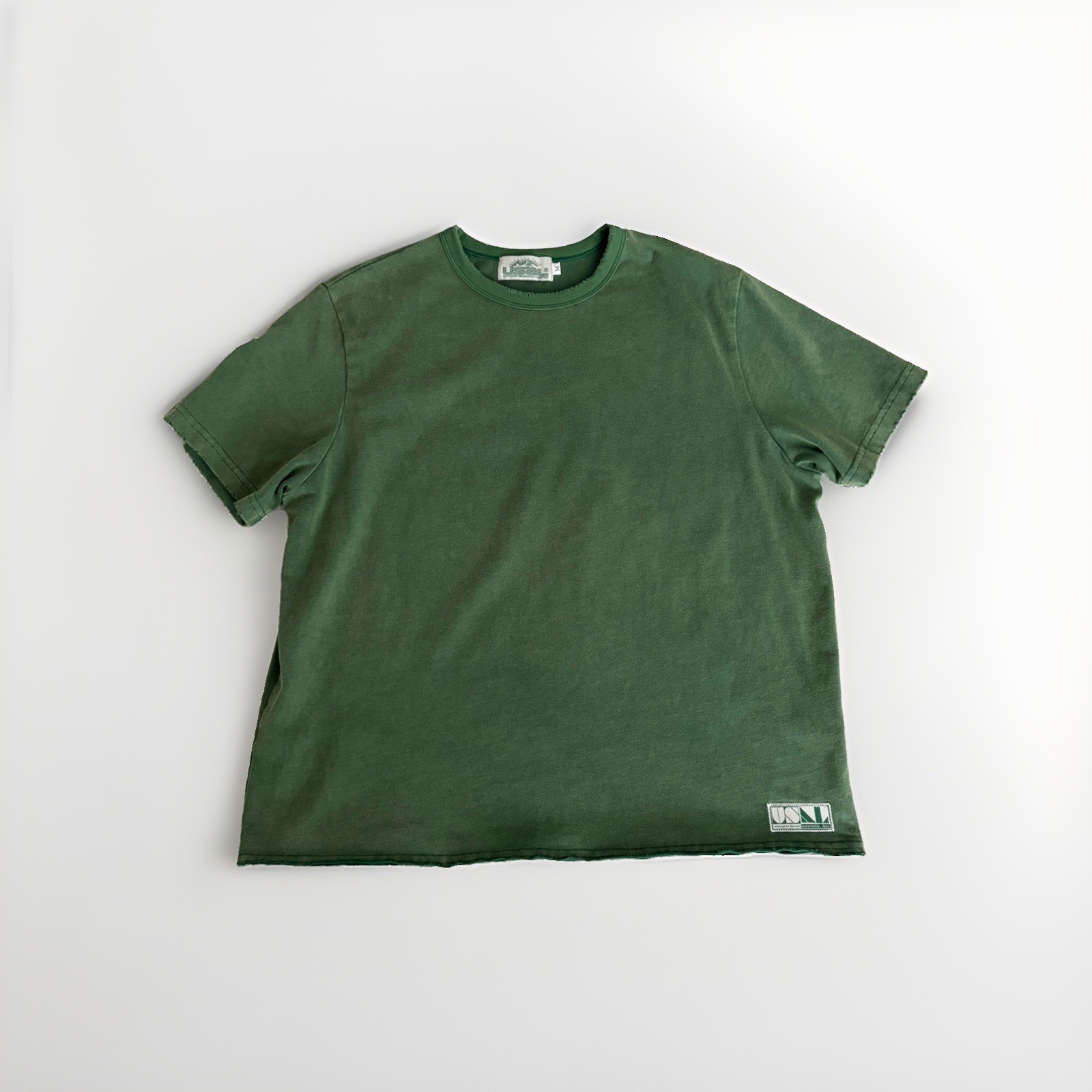 USAL Project Community Tee Pine Faded Green Cropped T-Shirt Size M Gorp Outdoors