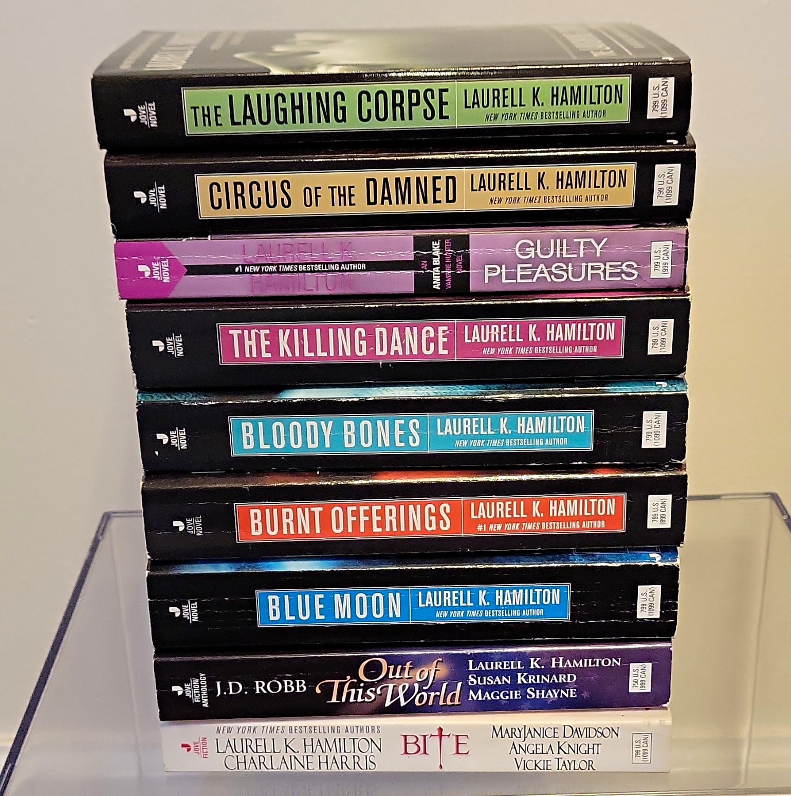 Laurell K. Hamilton Paperback Lot 9 Guilty Pleasures, Laughing Corpse + Vampires Laurell K. Hamilton Paperback Lot 9 Guilty Pleasures, Laughing Corpse + Vampires