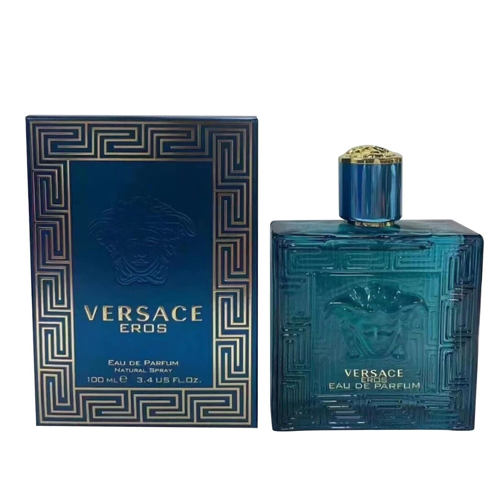 Versace Eros by Versace 100 ml 3.4 oz EDP Cologne Spray for Men New Versace Eros by Versace 100 ml 3.4 oz EDP Cologne Spray for Men New