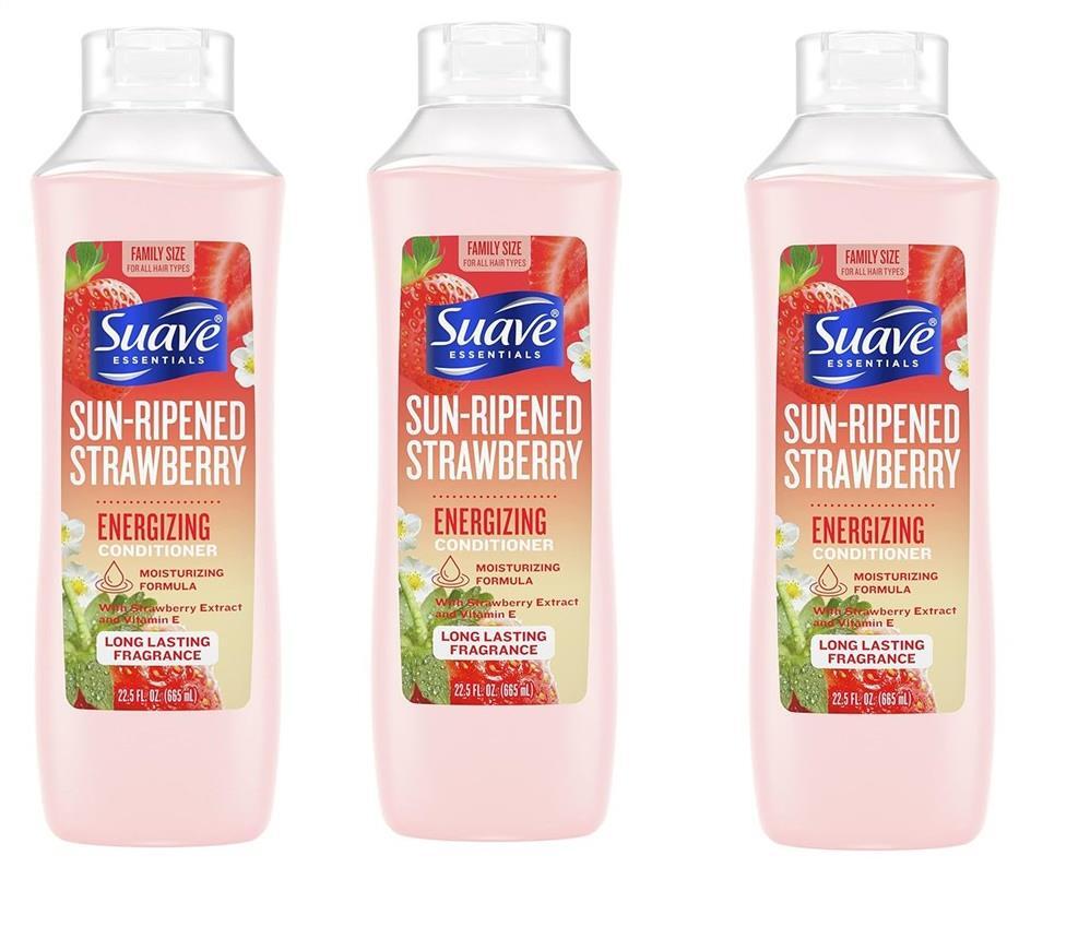 BL Suave Essentials Conditioner Sun-Ripened Strawberry 22.5oz each *Three Pack* BL Suave Essentials Conditioner Sun-Ripened Strawberry 22.5oz each *Three Pack*