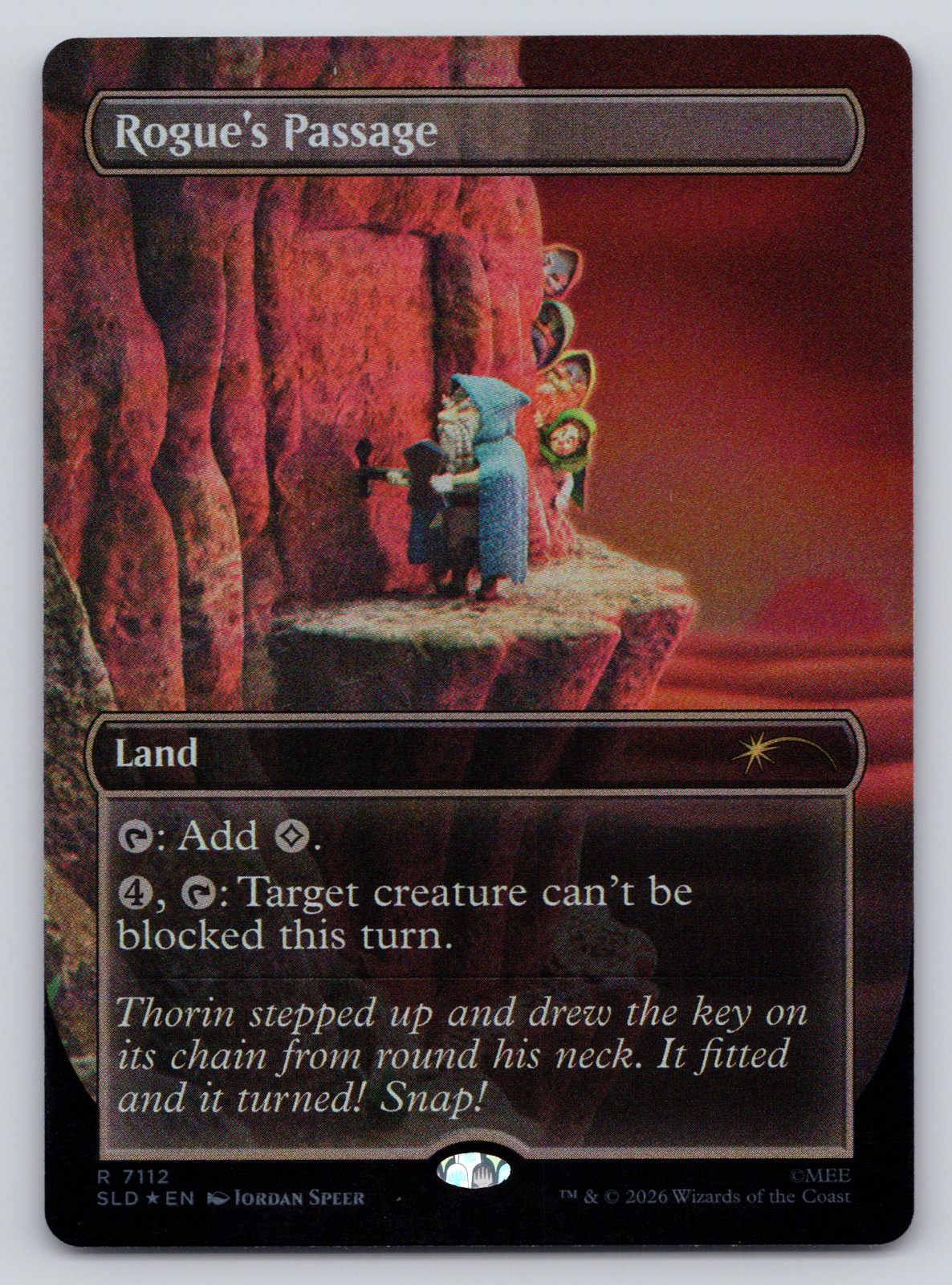 Rogue's Passage - FOIL - Secret Lair x The Hobbit - MTG Rogue's Passage - FOIL - Secret Lair x The Hobbit - MTG