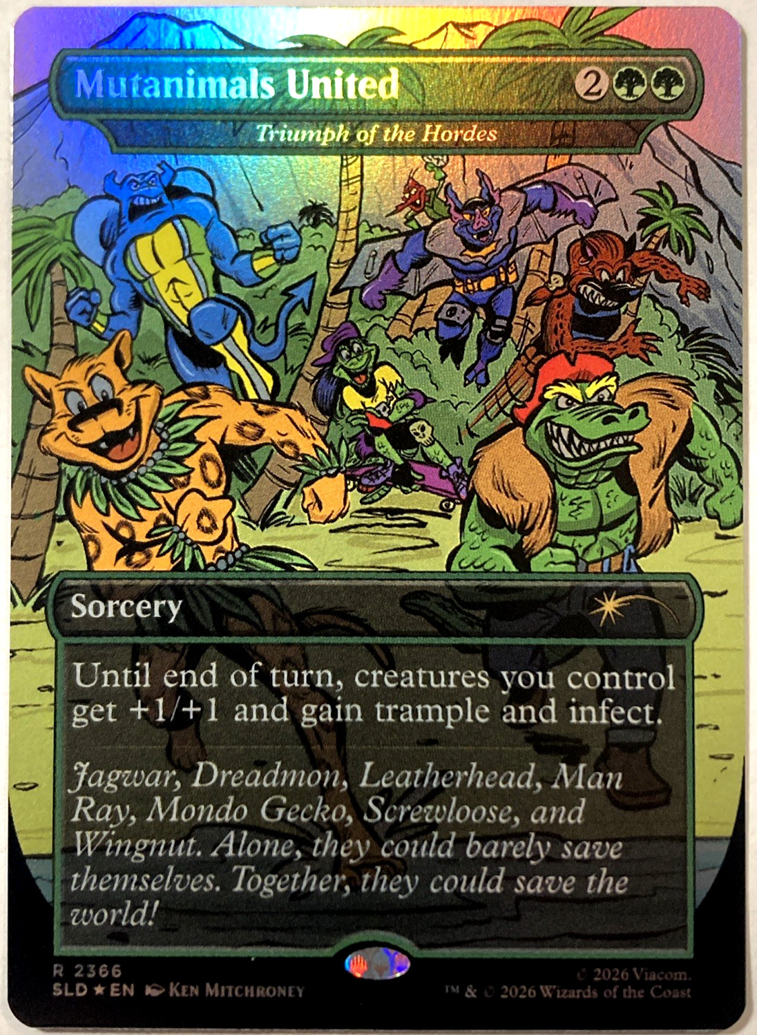 MTG Mutanimals United - Triumph of the Hordes (Foil) Secret Lair x TMNT 2366 NM