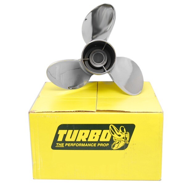Precision Turbo Boat Propeller SQX147524L | LH 14 3/4 x 24 P Stainless