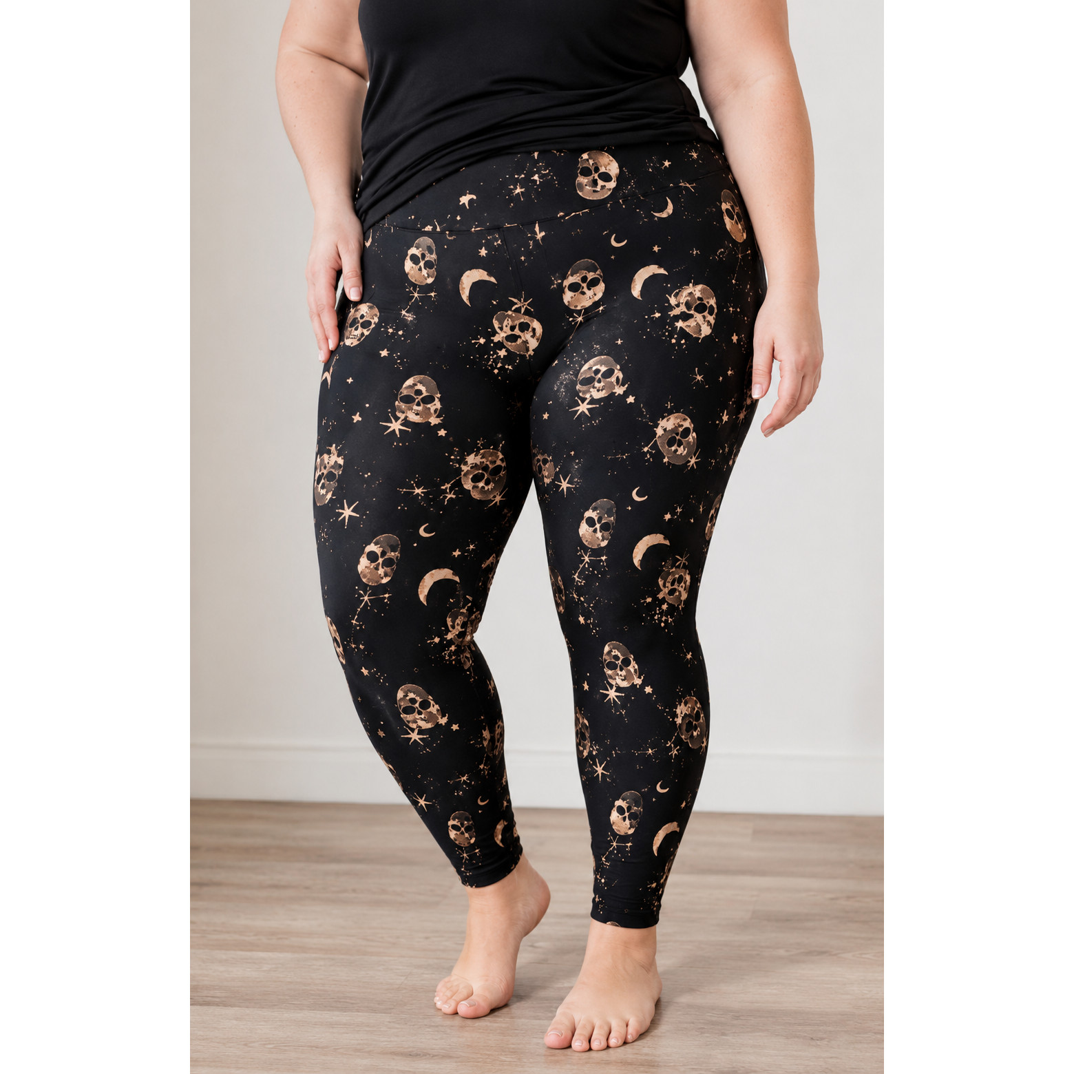 NWT Torrid Skull Starz Celestial Full Length Leggings Plus Size: 2X (18/20)