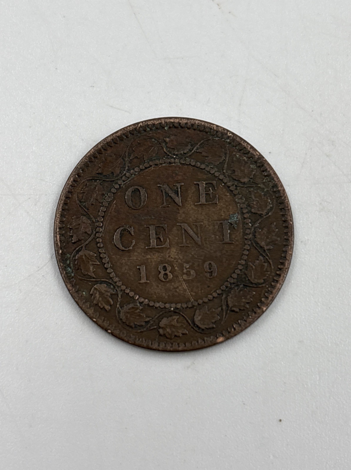 1859 Large Cent 1 One Penny Canada Foreign Coin F557 1859 Large Cent 1 One Penny Canada Foreign Coin F557