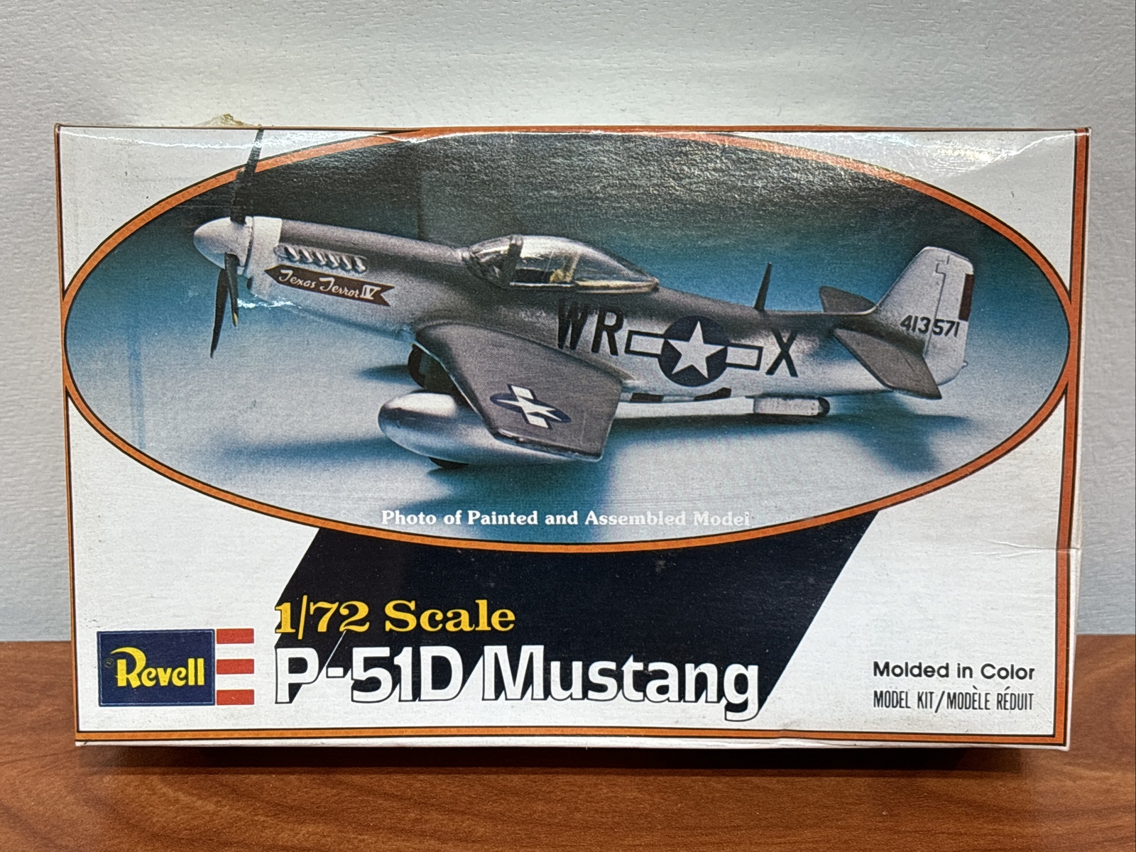 VTG 1978 Revell P-51D Mustang 1/72 Plastic Model Kit H-47 USA SEALED CV JD