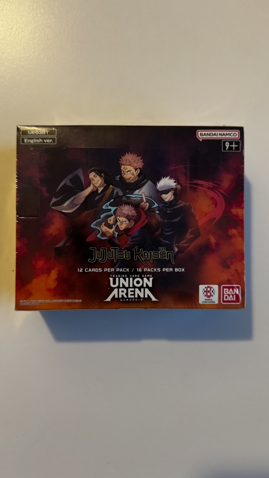 New and Sealed x 1 Union Arena - Jujutsu Kaisen Booster Box Union Arena TCG 