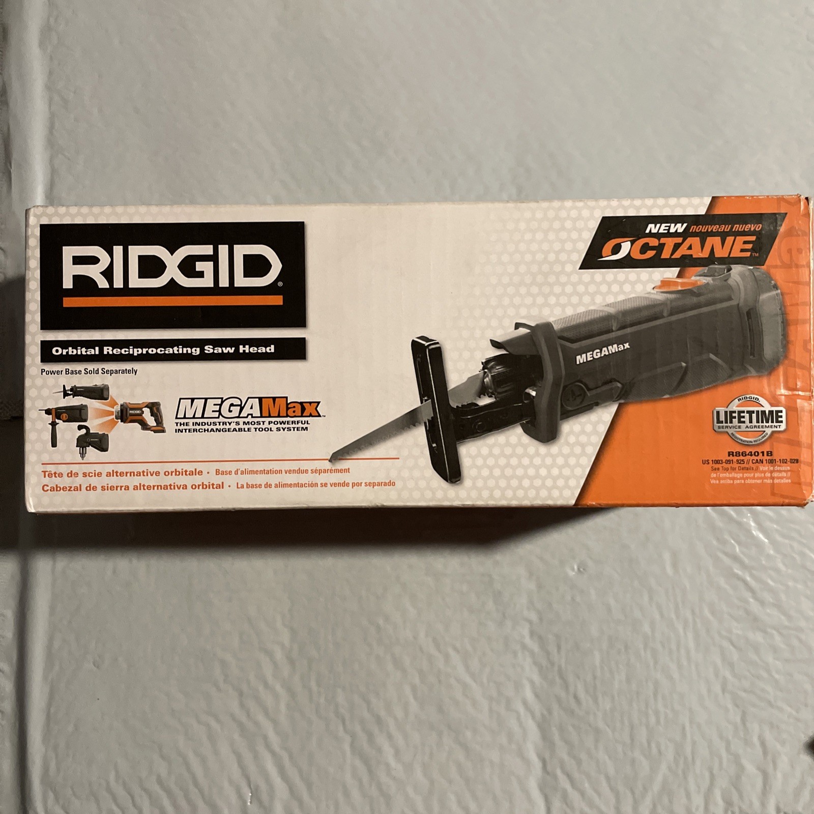 Ridgid R86401B Megamax Orbital Reciprocating Saw Head (Head Only)