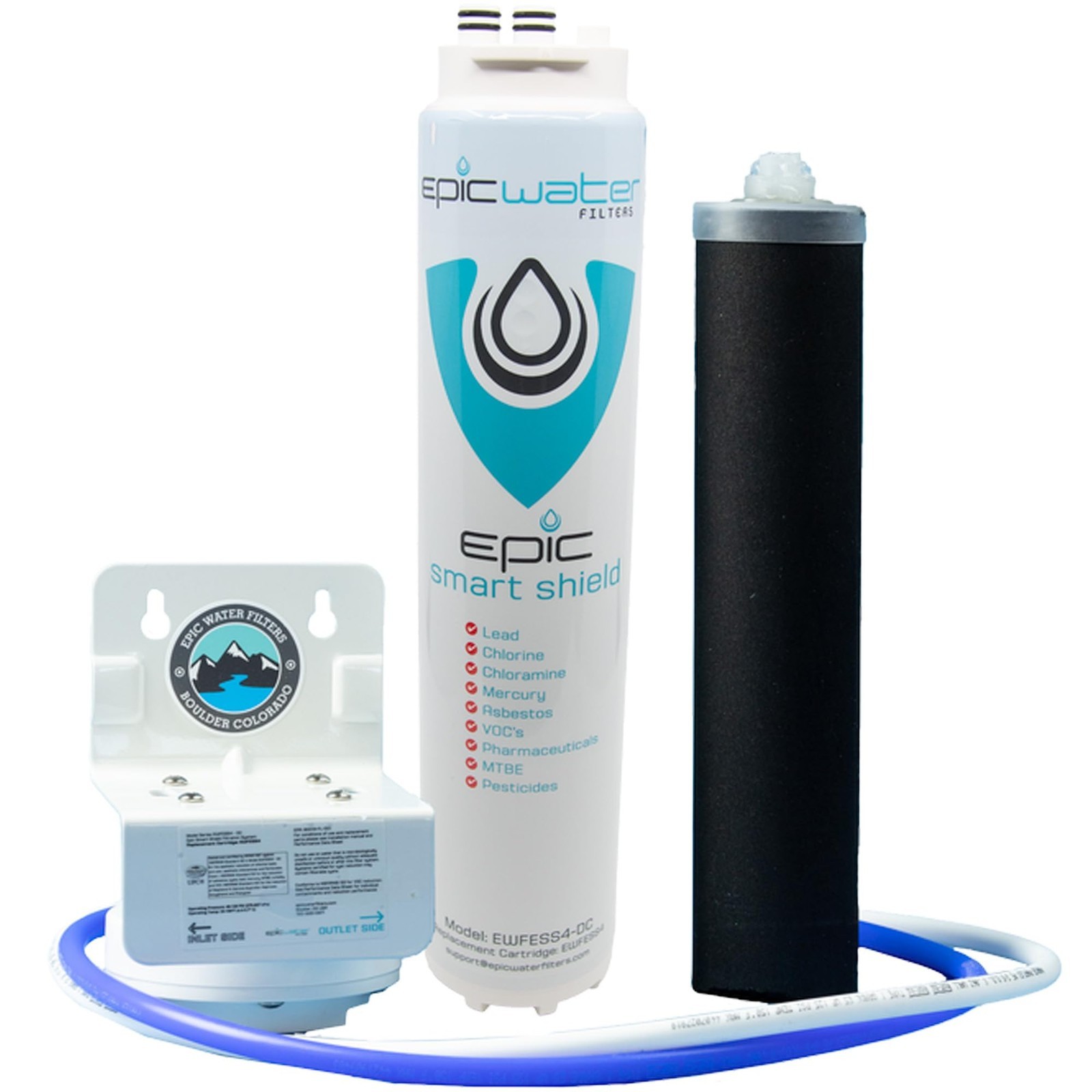 Epic Water Filters Smart Shield. Under Sink Water Filter, Inline NSF 53 Water