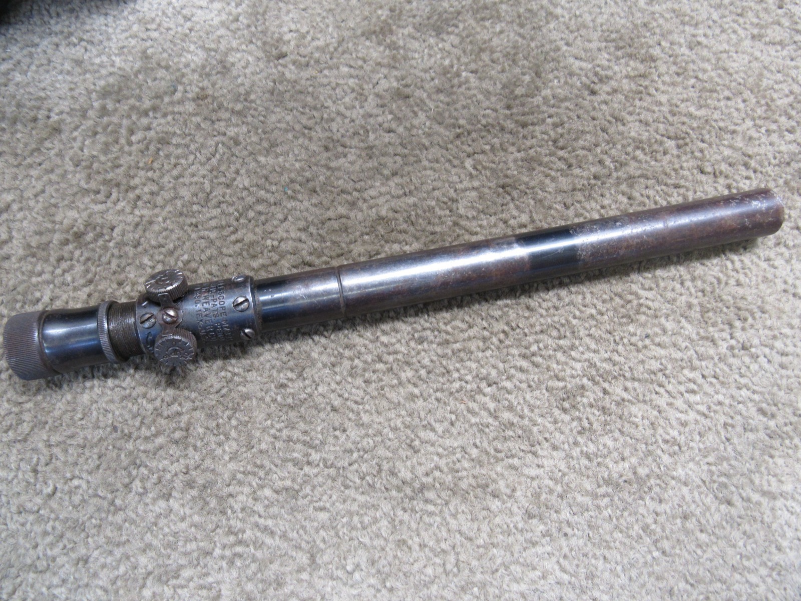 WW2 WEAVER M73B1 Sniper Scope M1903A4 \'Type 2a\' Remington Rifle 1903A3 1903A4