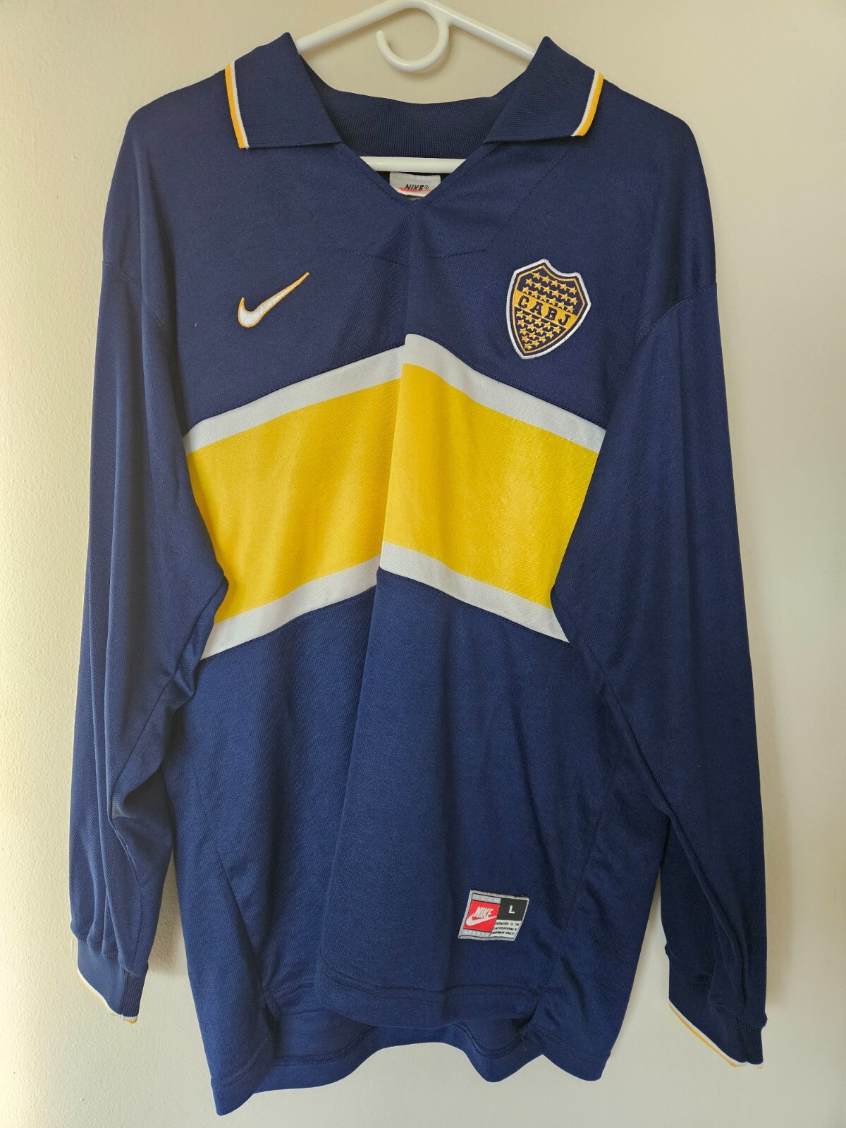 Boca Juniors • Argentina • Match Worn Shirt • 1996-97 MARADONA era RARE MODEL
