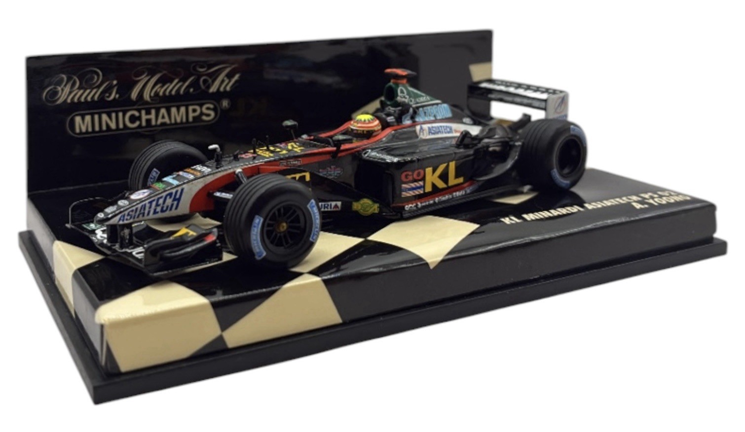 Minichamps 1/43 Minardi ASIATECH PS02 A. Young 2002 400020022